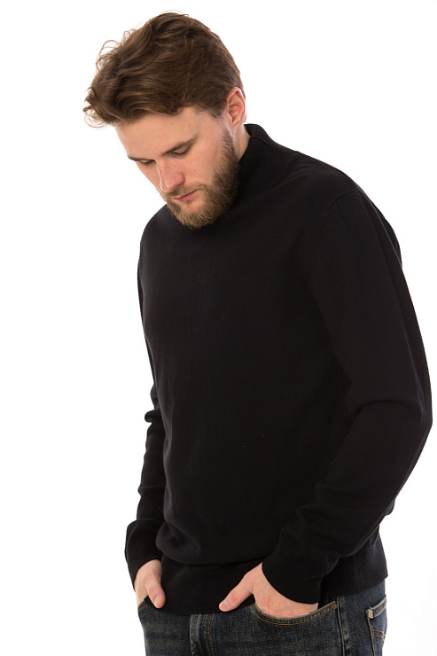 CHEERDUCK/4070 8500 ЧЕРНЫЙ Водолазка мужская CHEERDUCK цвет Черный