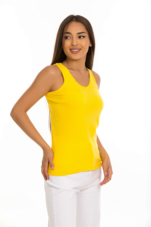 CHEERDUCK/SAHI 1521 ЖЕЛТЫЙ Майка женская CHEERDUCK цвет Желтый