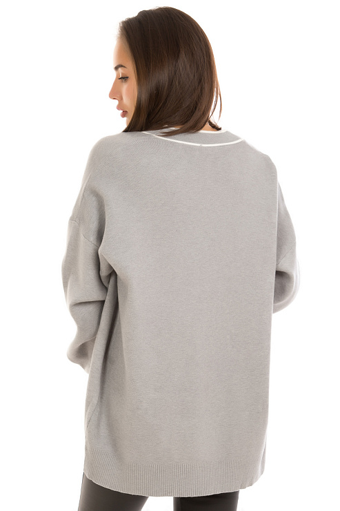 CHEERDUCK/11011 2395 СЕРЫЙ Кардиган женский CHEERDUCK цвет Серый