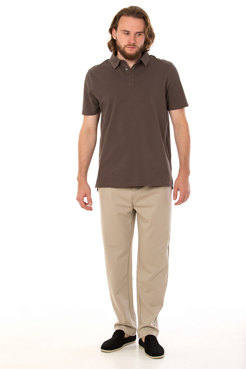 CHEERDUCK/4070 8202 БЕЖЕВЫЙ Брюки классические мужские CHEERDUCK цвет Бежевый