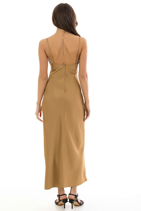 CHEERDUCK/2C19 1980 КОРИЧНЕВЫЙ Платье  CHEERDUCK цвет Коричневый