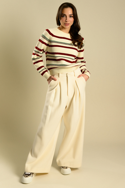 BELLABOA 127 WHITE Свитер женский BELLABOA цвет Белый