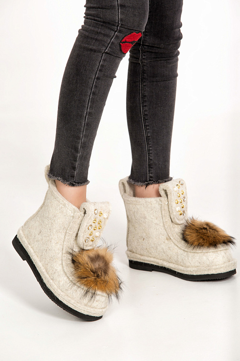 Валенки SUMMERGIRL цвет Бежевый