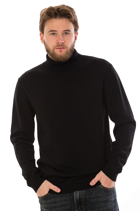 CHEERDUCK/4070 8500 ЧЕРНЫЙ Водолазка мужская CHEERDUCK цвет Черный