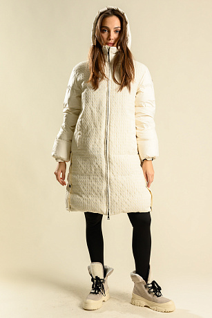 BELLABOA 121 WHITE Пуховик женский BELLABOA цвет Белый