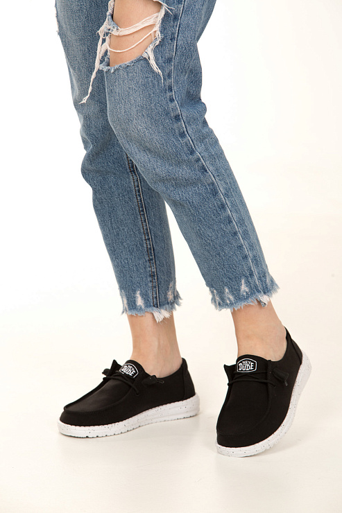 Мокасины HEYDUDE цвет Черный