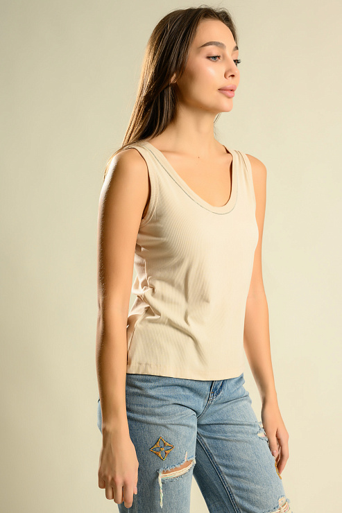 BELLABOA 200-46 БЕЖЕВЫЙ Майка женская BELLABOA цвет Бежевый