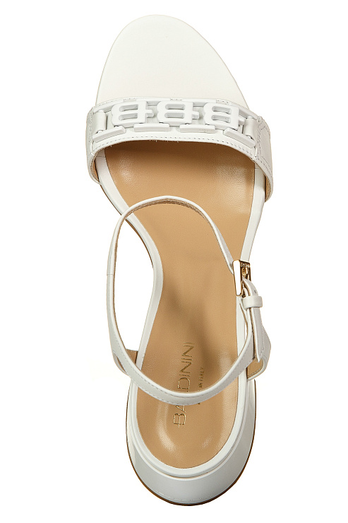 Босоножки на каблуке BALDININI цвет Белый