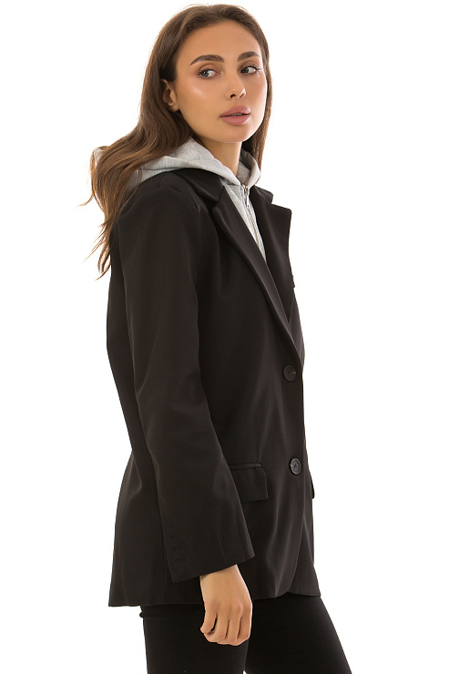 CHEERDUCK/2C19 8908 ЧЕРНЫЙ Пиджак женский CHEERDUCK цвет Черный