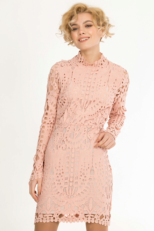 Miss Diva 3218 РОЗОВ. Платье женское CHEERDUCK цвет Розовый