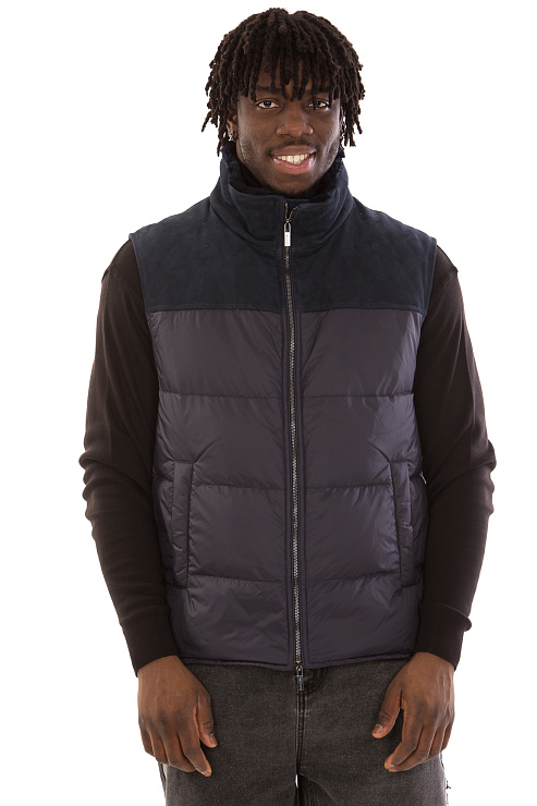 BALDININI E4B010XXCMARBLBL Жилет мужской BALDININI цвет Синий