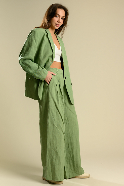 BELLABOA 111-257 ЗЕЛЕНЫЙ Пиджак женский BELLABOA цвет Зеленый