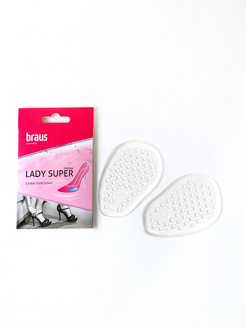 BRAUS Гелевая полустелька б/р BRAUS цвет 