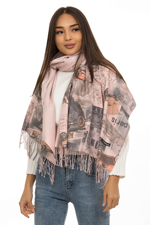 Палантин S9 РОЗОВ. женский CHEERDUCK цвет Розовый