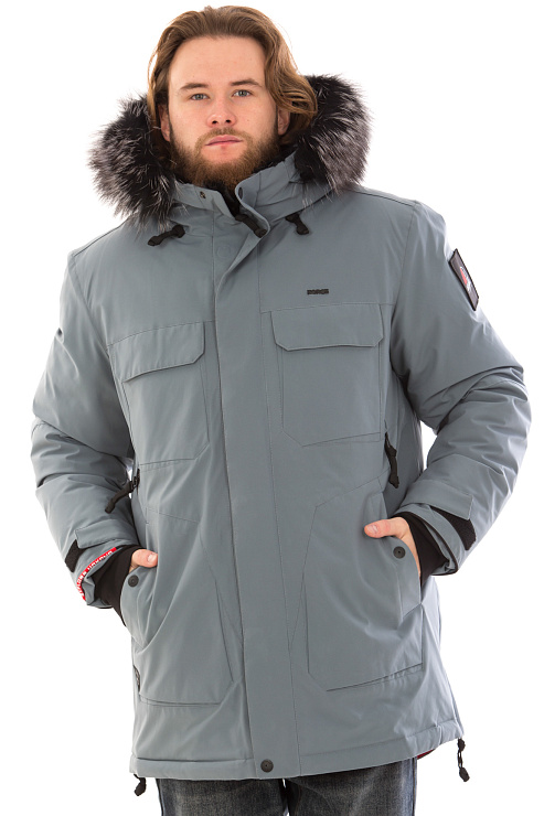 SHarK Force 725923 СЕРЫЙ Пуховик мужской SHARK FORCE цвет Серый