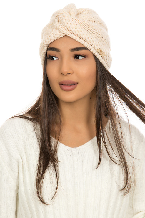 BALDININI L2B002MSCA9015 BEIGE Шапка женская BALDININI цвет Бежевый