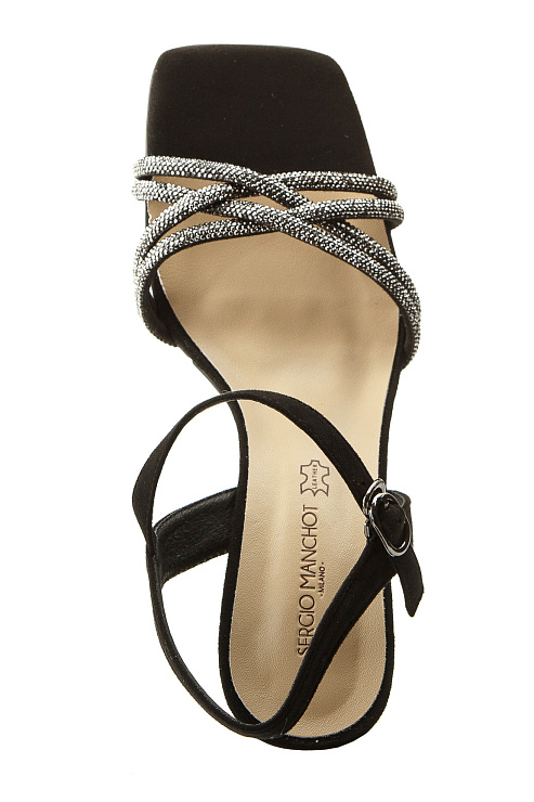 Босоножки на каблуке SERGIO MANCHOT цвет Черный