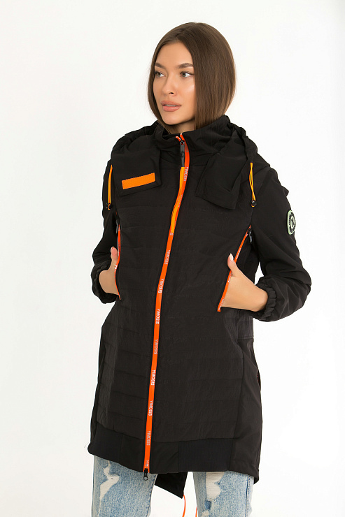 YIMOSIS 5131 ЧЕРН. Плащ женский YIMOSIS цвет Черный