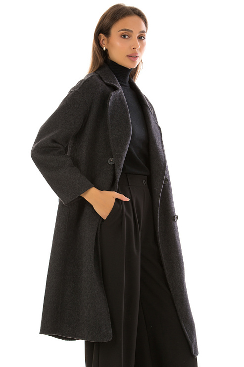 CHEERDUCK/5078 2929 ЧЕРНЫЙ Пальто женское CHEERDUCK цвет Черный