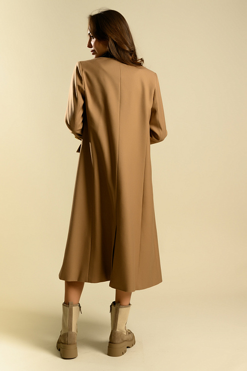 BELLABOA 111-49 КОРИЧНЕВЫЙ Пальто женское BELLABOA цвет Коричневый