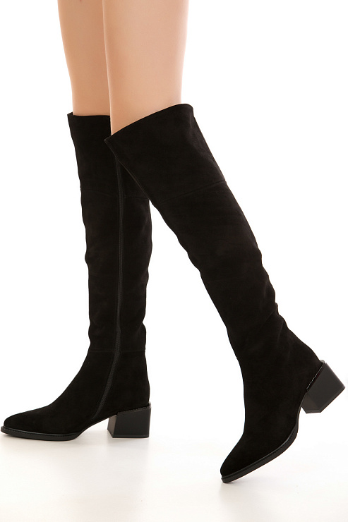 Ботфорты на каблуке SERGIO MANCHOT цвет Черный