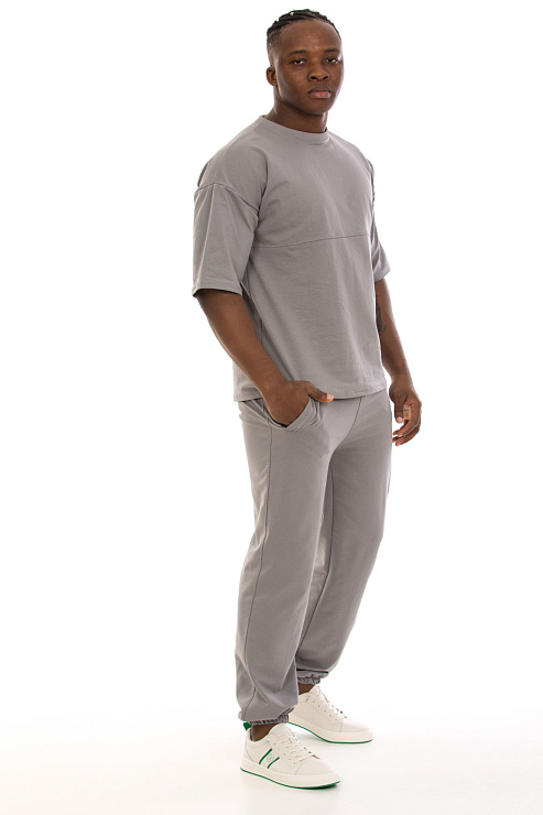 SAM SAM B166 СВЕТЛО-СЕРЫЙ Костюм летний CHEERDUCK цвет Серый