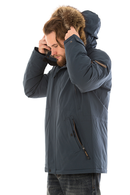 SHarK Force 7251108 СИНИЙ Пуховик мужской SHARK FORCE цвет Синий