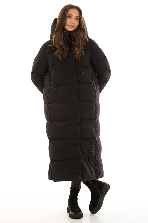 TOWMY 3229 ЧЕРНЫЙ Пуховик женский TOWMY цвет Черный