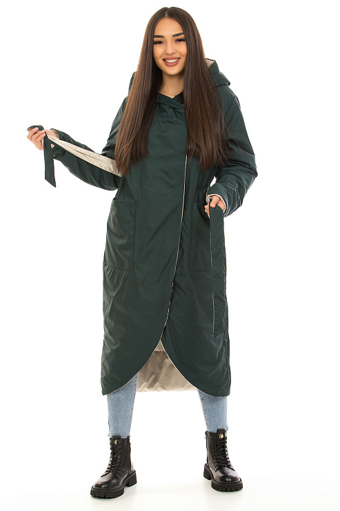 GRACE 352 ЗЕЛЕНЫЙ Плащ женский GRACE цвет Зеленый