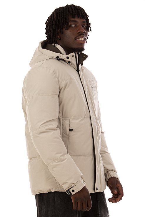 CHEERDUCK/5057 9954 БЕЖЕВЫЙ Пуховик мужской CHEERDUCK цвет Бежевый