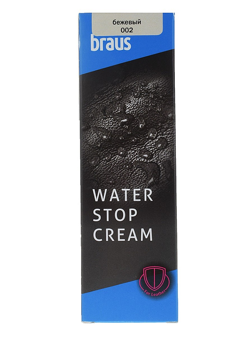 BRAUS Крем для обуви в тубе с губкой БЕЖЕВЫЙ 75мл BRAUS цвет Бежевый