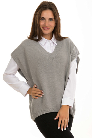 CHEERDUCK/B57 2203 СЕРЫЙ Жилет женский CHEERDUCK цвет Серый