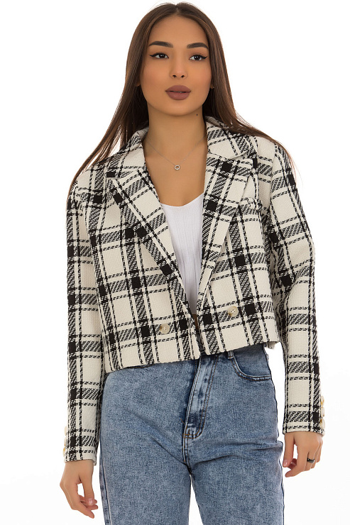 CHEERDUCK/GJ187 8514 БЕЛЫЙ Жакет женский CHEERDUCK цвет Белый