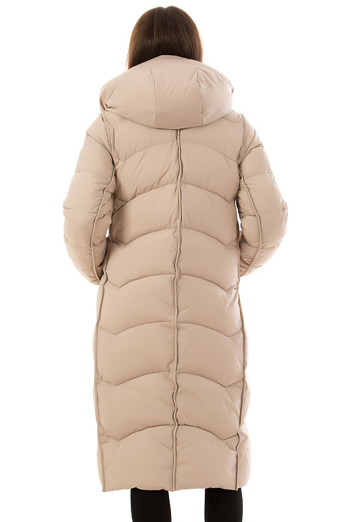 TOWMY 3226 КОРИЧНЕВЫЙ Пуховик женский TOWMY цвет Коричневый