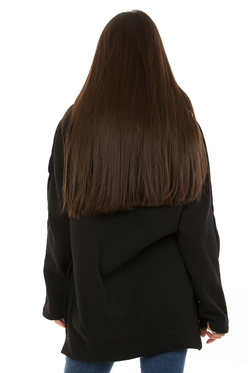 CHEERDUCK/NUR 424 ЧЕРНЫЙ Худи женские CHEERDUCK цвет Черный