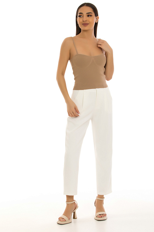 Топ CHEERDUCK цвет Бежевый