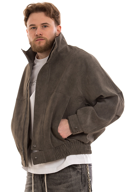 CHEERDUCK/4070 1181 СЕРЫЙ Куртка мужская д/с CHEERDUCK цвет Серый