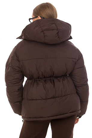 CHEERDUCK/2025 K6822 Т.КОРИЧНЕВЫЙ Куртка д/с CHEERDUCK цвет Коричневый