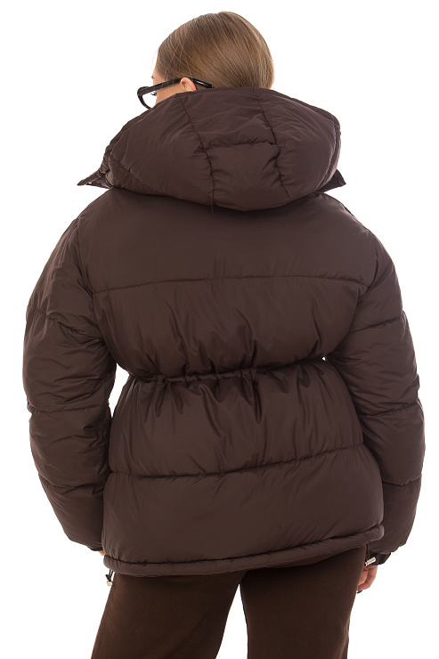 CHEERDUCK/2025 K6822 Т.КОРИЧНЕВЫЙ Куртка д/с CHEERDUCK цвет Коричневый