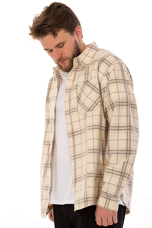 CHEERDUCK/4070 8112 БЕЖЕВЫЙ Рубашка мужская CHEERDUCK цвет Бежевый