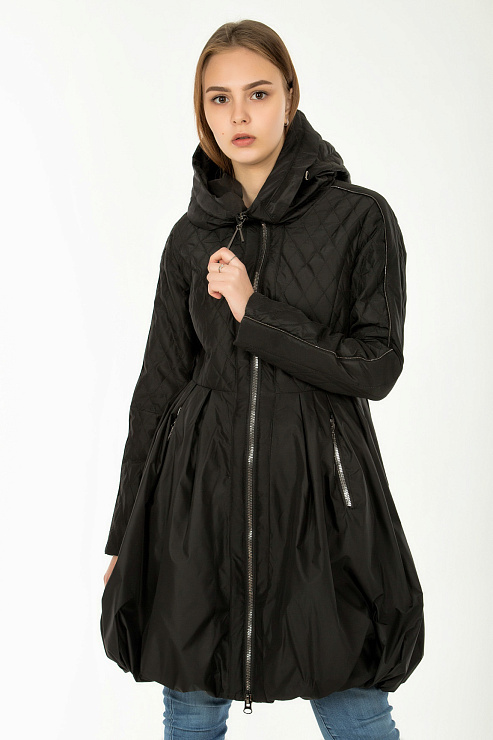 GRACE 2018910 BLACK Плащ женский GRACE цвет Черный