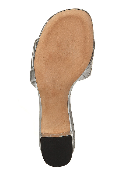 Сабо на каблуке BELLABOA цвет Серебристый