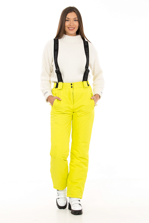 CHEER&DUCK/3055 62230 ЖЕЛТ. Брюки горнолыжные женские CHEERDUCK цвет Желтый