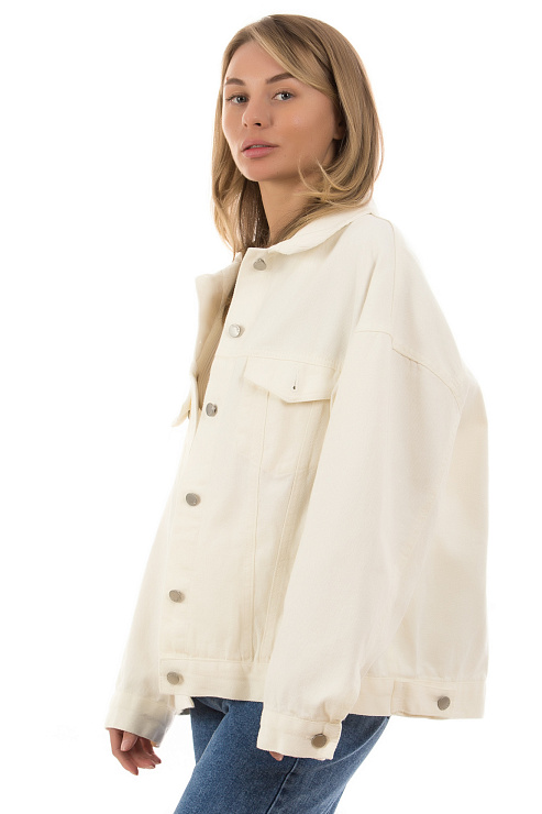 CHEERDUCK/2025 K1352 БЕЛЫЙ Куртка женская CHEERDUCK цвет Белый