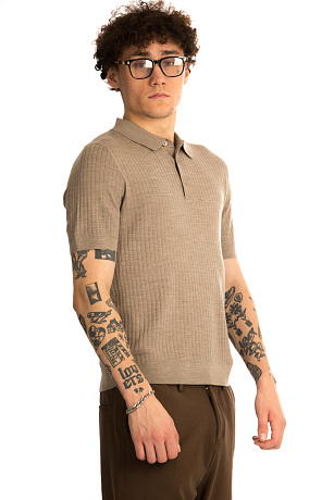 CHEERDUCK/4070 jFW 13 КОРИЧНЕВЫЙ Поло мужское CHEERDUCK цвет Коричневый