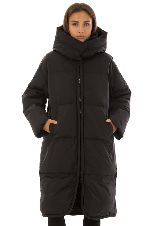 CHEERDUCK/2030 6883 ЧЕРНЫЙ Пуховик женский CHEERDUCK цвет Черный