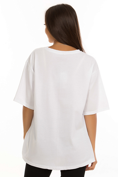 CHEERDUCK/FA 0015 БЕЛЫЙ Футболка женская CHEERDUCK цвет Белый