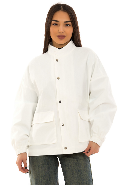 CHEERDUCK/2C19 2330-1 БЕЛЫЙ Ветровка женская CHEERDUCK цвет Белый