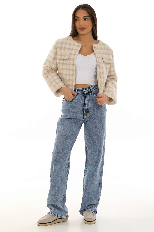 CHEERDUCK/GJ187 8586 БЕЖЕВЫЙ Жакет женский CHEERDUCK цвет Бежевый