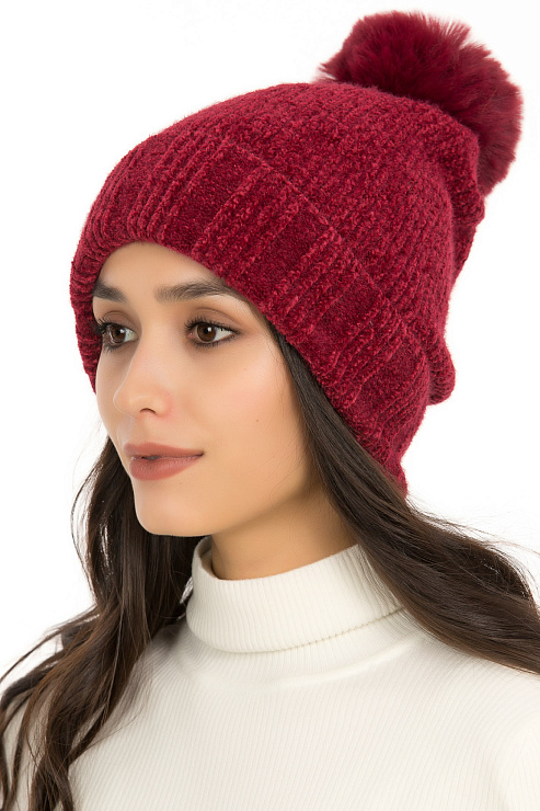 Шапка 72 БОРДО женская CHEERDUCK цвет Красный